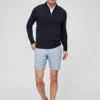 The Clubhouse Golf Half Zip Sweater