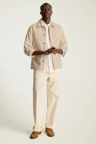 The Embroidered Beau Chore Jacket for Men