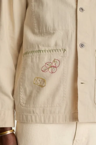 The Embroidered Beau Chore Jacket for Men