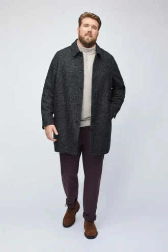 The Italian Wool Car Coat Extended Sizes