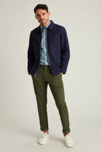 The Stretch Cotton Utility Jacket