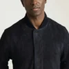 The Suede Bomber Jacket