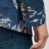 Unconstructed Floral Blazer