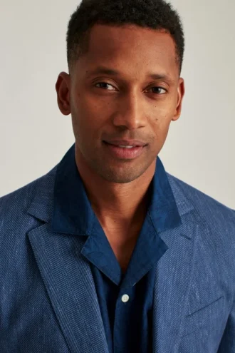 Unconstructed Italian Linen Blazer