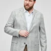 Unconstructed Italian Linen Blazer in Extended Sizes