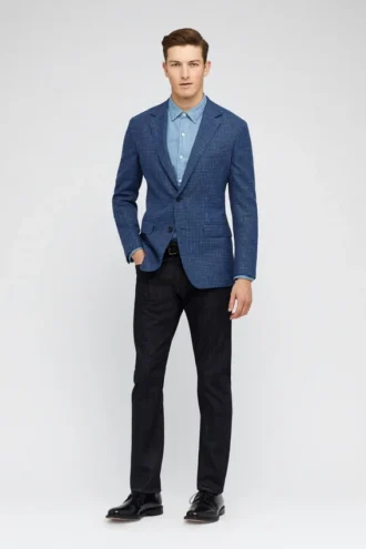 Unconstructed Wool Blazer