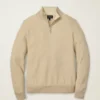 Washable Cotton Cashmere Quarter Zip