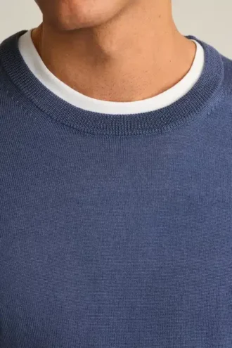 Washable Merino Crew Neck Sweater