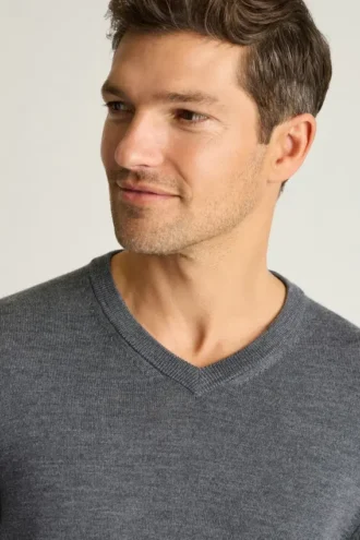 Washable Merino V-Neck Sweater
