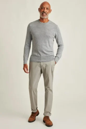 Washable Merino Wool Crew Neck Sweater