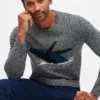 Whale Crew Neck Sweater