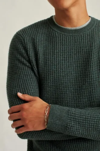 Yak Blend Waffle Sweater